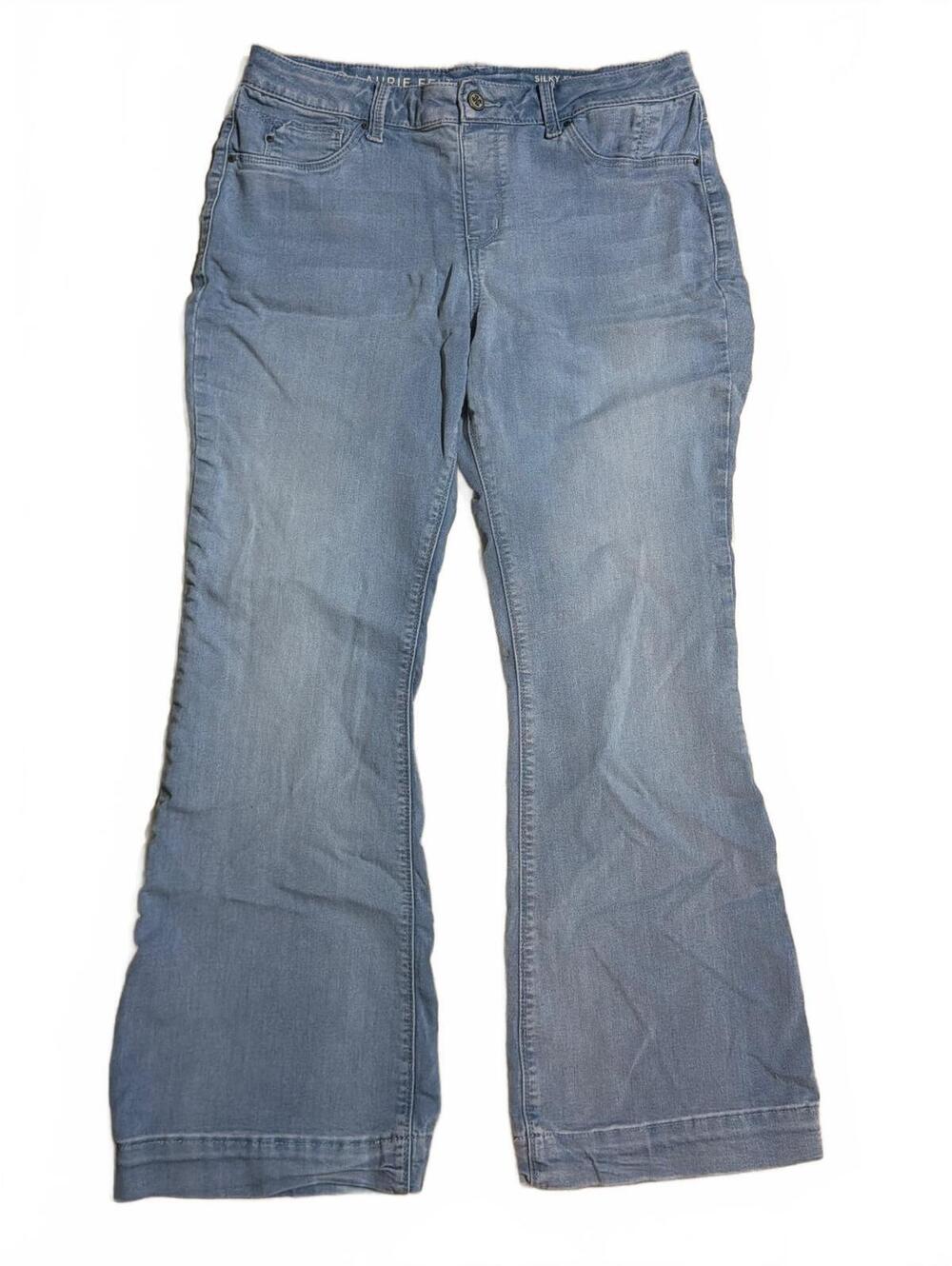 Laurie Felt Silky Flare Jeans with Vital Stretch Technology Pull On, Size MP
